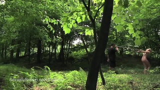 Allie James Fucked In Outdoor Bondage