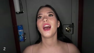 Gloryholeswallow   19 Year Old Big Tit Teen