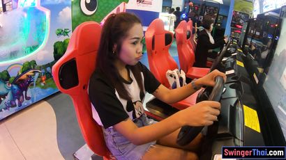 Young Thai Cougar Girlfriend Jerks Penis