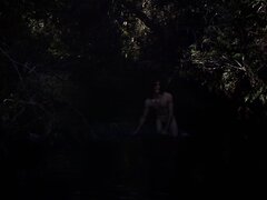Hot Young Guy Skinny Dip In Nature