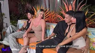 Cuckold Boyfriend Fucks A Friend Behind His Girlfriend’s Back   Max Betancur & Tatiana Alvarez