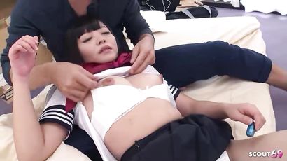 Petite Japanese Teenager At Old Young Sex