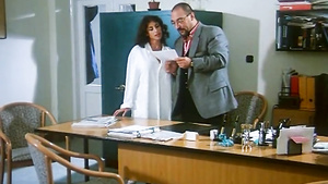 Hairy Pussy Babe Sarah Young Fucked By Her Boss In Office