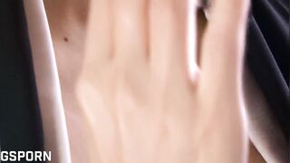 Japanese Big Tits Milf In Mourning Fucked In Hot Threesome With Creampie