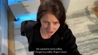 Invited For Coffee —  Then Fucked In Mouth Before Starting