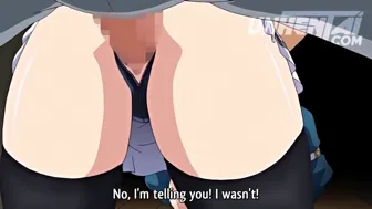 College Teen Seduced In Public Elevator   Hentai