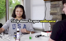 Young Couple Enjoy An Interracial Banging On The First Date