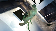 Great Hulk With Incredible Force Fucked In Ass Hulk Woman