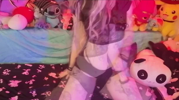 Cute Alt Teen His Ahegao Faces And Fucks On His Big Cock Hard