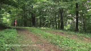 Allie James Fucked In Outdoor Bondage