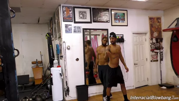 Busty Brunette MILF Gets Soaked With Cum After An Exciting Interracial Blowgang With Bukkake