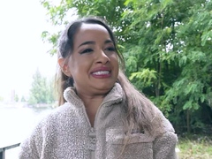 German Scout   Small Latina Midget Munequita Enfadada