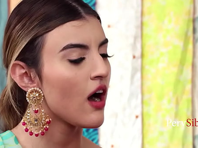 Petite Indian Yankee Step Sister Laynee James & Her Two Step Sisters Share A Hung MILF   Axel Haze