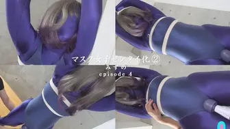 Masked Girl Turned Into Zentai 2 Mizuno — Episode 4
