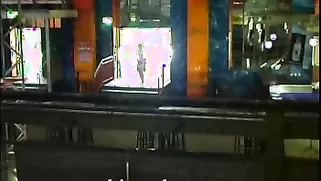 Big Bottomed Blonde Is Enjoying Hardcore Public Bondage