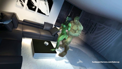 Great Hulk With Incredible Force Fucked In Ass Hulk Woman