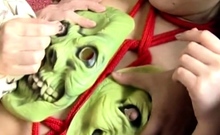 Hot Babe Fucked Threesome