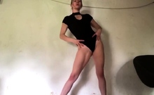 Yoga Masturbation With A Sexy Brunette Babe