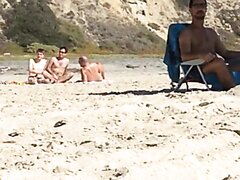 Spycam Masturbating On Beach