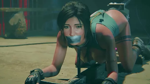 3D Cartoon Lara Croft Got Imprisoned And Fucked Hard