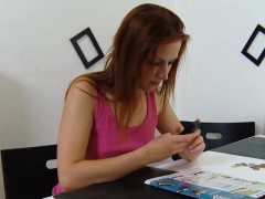 Sveta Is A Young And Sexy Woman, And Is Reading A Magazine,