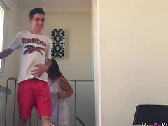 Fat Chick Opens Her Legs For A Hunk’s Massive Member