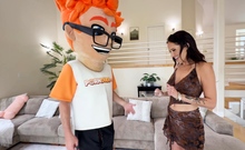 I Spanked And Stroked Brunette Izi Blu In Wild Casting!