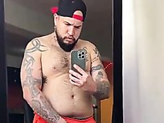 Thick Stud Wanking His Big Cock