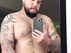 Thick Stud Wanking His Big Cock