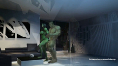 Great Hulk With Incredible Force Fucked In Ass Hulk Woman