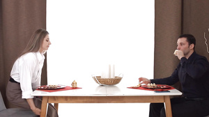 MMF Threesome Sex With Double Fucking