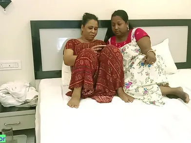 Hot Desi Housewife And Stepsister Get Nasty With Each Other In Hot Three Way Action!