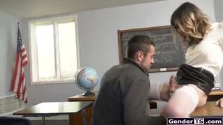 The Best Busty Big Cock Tgirl Teacher N Student Compilation