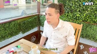 She Gets Fucked In A Threesome To Close The Deal   Double Creampie