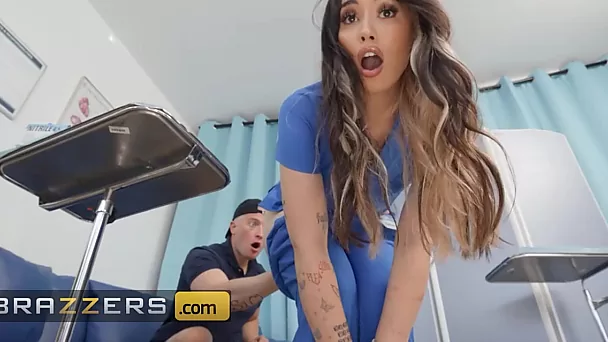 Top Notch Nurses With Round Booties Please Gifted Patient In Surreal Trio