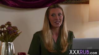 Lesbians Charlotte Sins And Scarlett Bloom Fucked Masseuse Addison Vodka