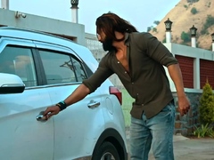 Indian Pair Celebrating Their Anniversary Inside Bedroom