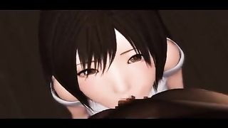 Asian Brunette Gets Fucked