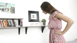 Talented Cutie Pleases Old Male Stick With Her Tongue