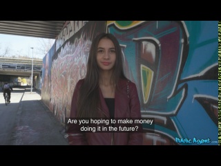 publicagent   vanessa alessia   hot brunette bounces on big cock teen